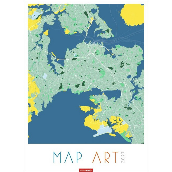 MAP ART KALENDER 2027 Ansicht 1