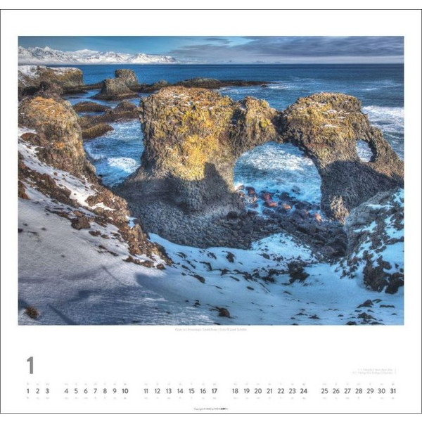 ISLAND KALENDER 2027 - INSEL AUS FEUER UND EIS Ansicht 2