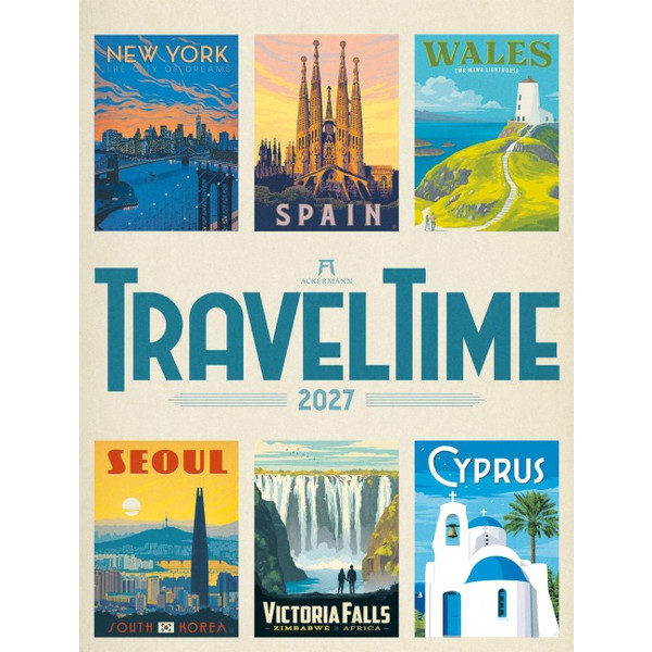 TRAVEL TIME PLAKATE-KALENDER 2027 Ansicht 1