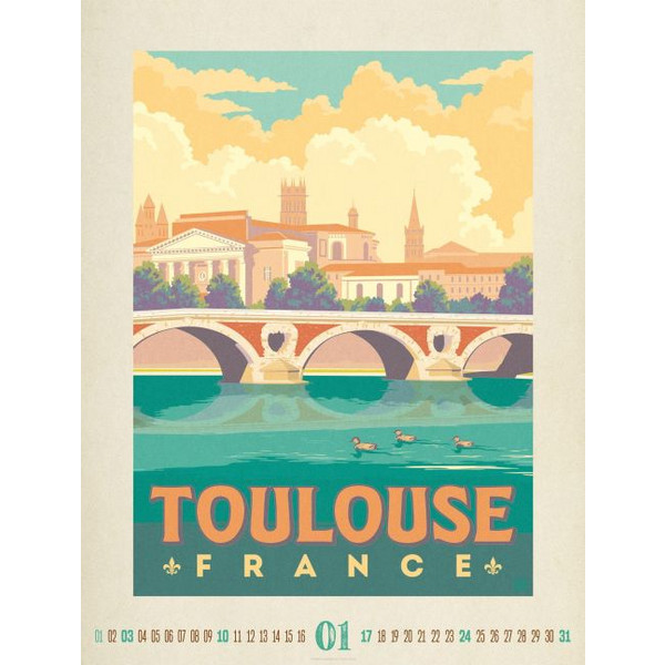 TRAVEL TIME PLAKATE-KALENDER 2027 Ansicht 2