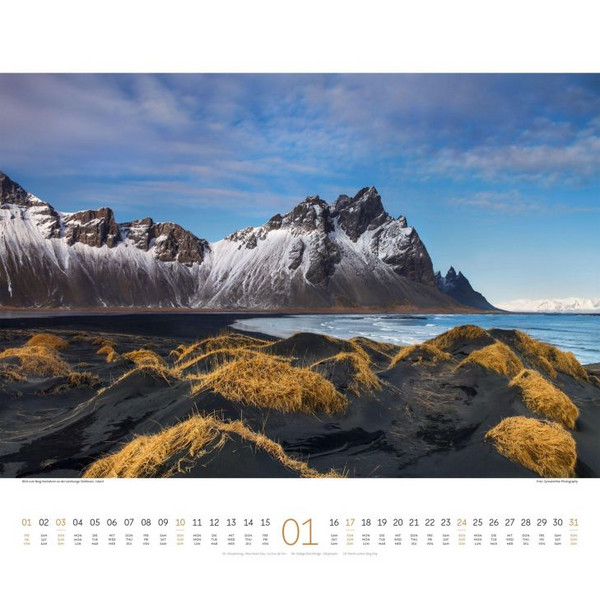 PHANTASTISCHE LANDSCHAFTEN KALENDER 2027 Ansicht 2