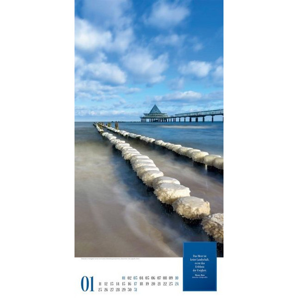DER TRAUM VOM MEER LITERATUR-KALENDER 2027 Ansicht 2