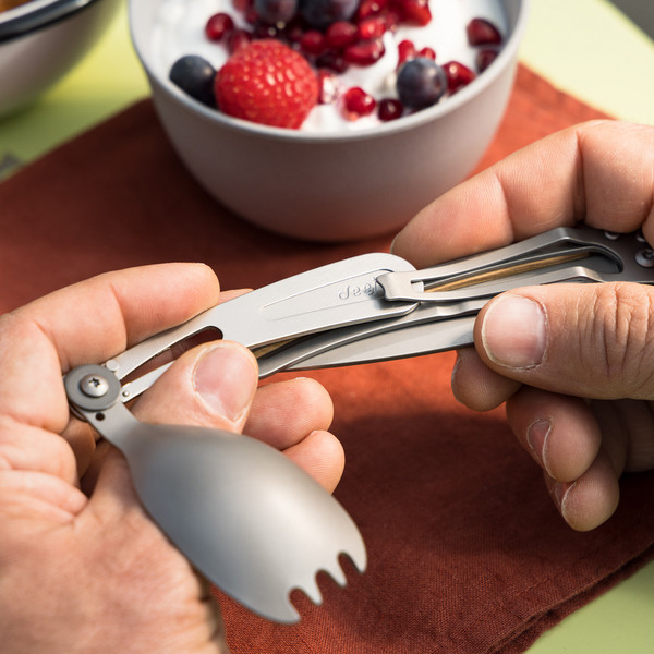 Deejo SPORK DEEJO 39G, TITAN - Campingbesteck Ansicht 7