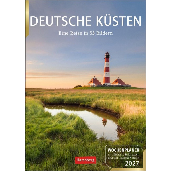 KÜSTEN WOCHENPLANER 2027 - EINE REISE IN 53 BILDERN - Kalender
