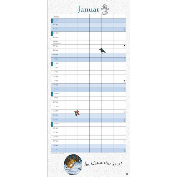 DER GRÜFFELO FAMILIENPLANER 2027 - Kalender Ansicht 2