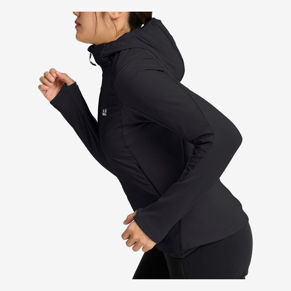 Jack Wolfskin ASTROTRAIL HOODED HYBRID W Damen - Fleecejacke Ansicht 10