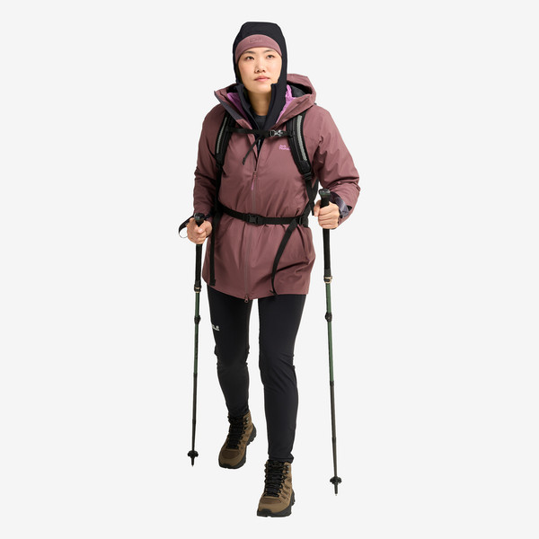 Jack Wolfskin ASTROTRAIL HOODED HYBRID W Damen - Fleecejacke Ansicht 7
