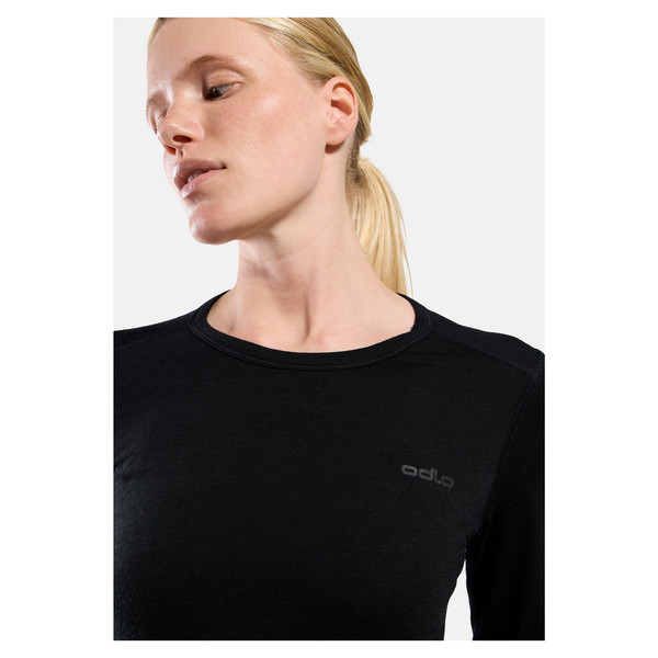Odlo MERINO FUNDAMENTALS BL TOP CREW NECK L/S Damen - Baselayer Ansicht 5