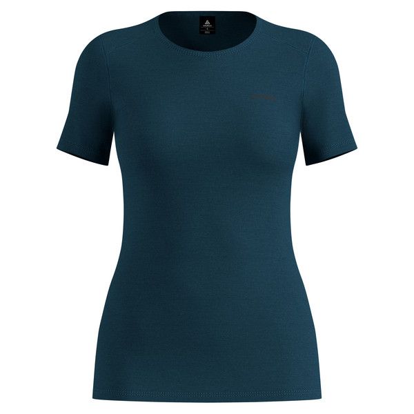MERINO FUNDAMENTALS BL TOP CREW NECK S/S Damen - Baselayer-REFLECTING POND