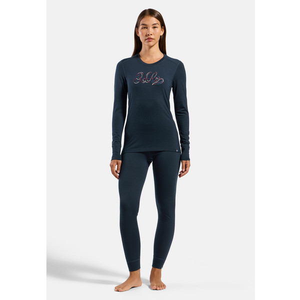 Odlo MERINO 200 80 YEARS BL BOTTOM LONG Damen - Baselayer-Hose Ansicht 7