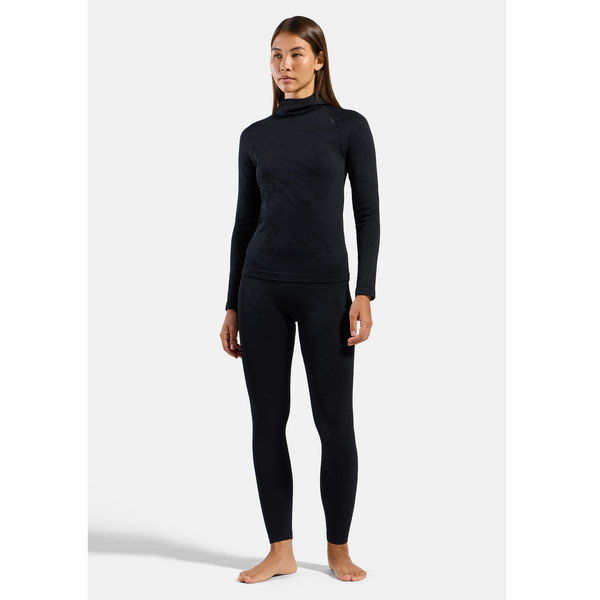 Odlo PERFORMANCE WARM BLACKCOMB BL TOP FACEMASK L/S Damen - Baselayer-Shirt Ansicht 8