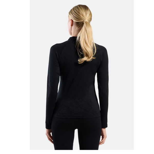 Odlo PERFORMANCE WARM BLACKCOMB BL TOP CREW NECK L/S Damen - Baselayer-Shirt Ansicht 4