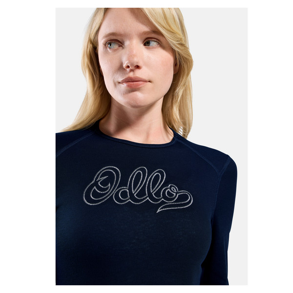 Odlo ACTIVE WARM 80TH ANNIVERSARY BL TOP CREW NECK L/S Damen - Funktionsshirt Ansicht 5