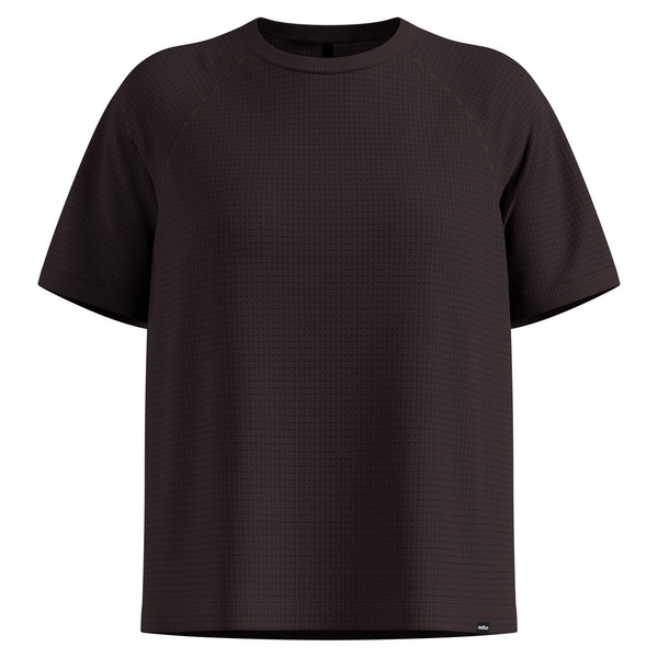 CUBIC MERINO T-SHIRT CREW NECK S/S Damen - Funktionsshirt-ESPRESSO