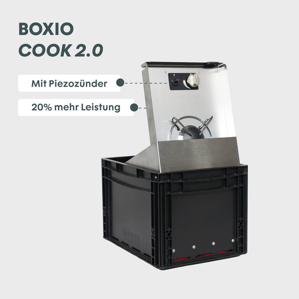 Boxio BOXIO COOK 2.0 - Gaskocher Ansicht 3