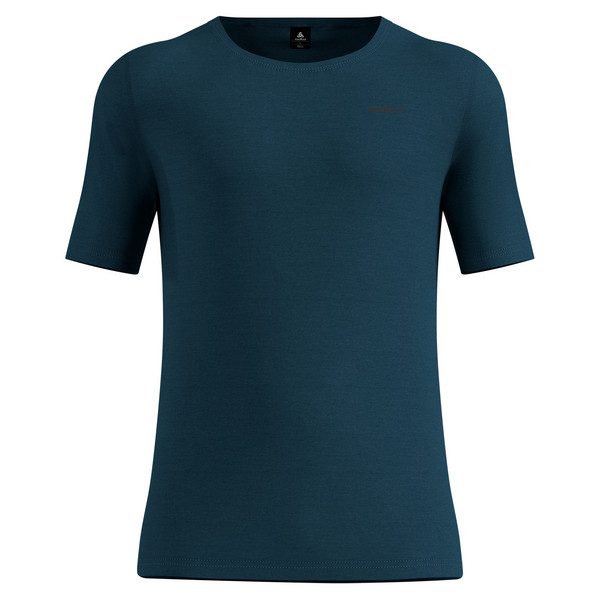 MERINO FUNDAMENTALS BL TOP CREW NECK S/S Herren - Baselayer-REFLECTING POND