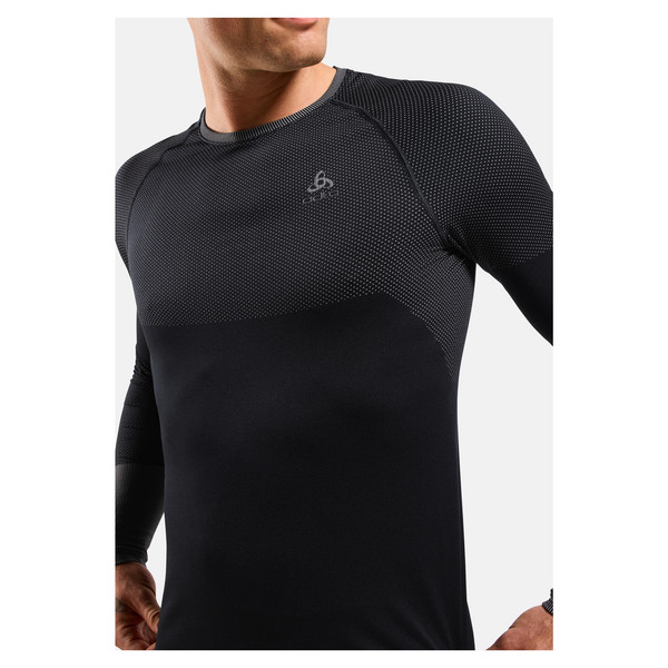 Odlo FUNDAMENTALS PERFORMANCE WARM BL TOP CREW NECK L/S Herren - Baselayer Ansicht 5
