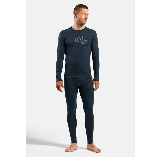 Odlo MERINO 200 80 YEARS BL TOP CREW NECK L/S Herren - Baselayer Ansicht 7