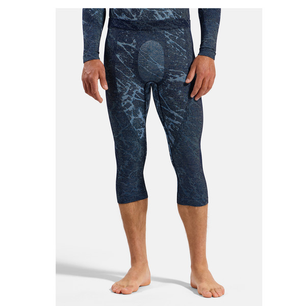 Odlo PERFORMANCE WARM BLACKCOMB BL BOTTOM 3/4 Herren - Baselayer-Hose Ansicht 3