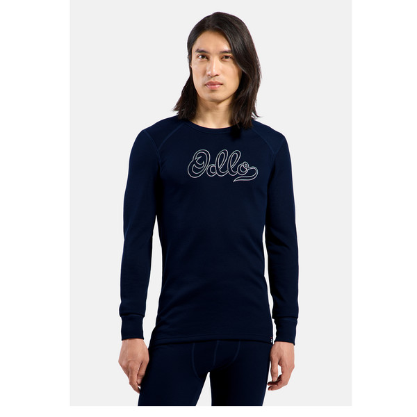 Odlo ACTIVE WARM 80TH ANNIVERSARY BL TOP CREW NECK L/S Herren - Funktionsshirt Ansicht 3