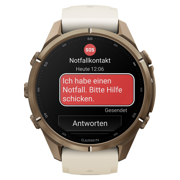 Garmin FENIX 9 PRO INREACH, 43 MM, AUTUMN GOLD TITAN - Smartwatch Ansicht 2