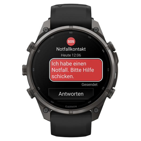 Garmin FENIX 9 PRO INREACH, 47 MM, CARBONGRAU DLC TITAN - Smartwatch Ansicht 2